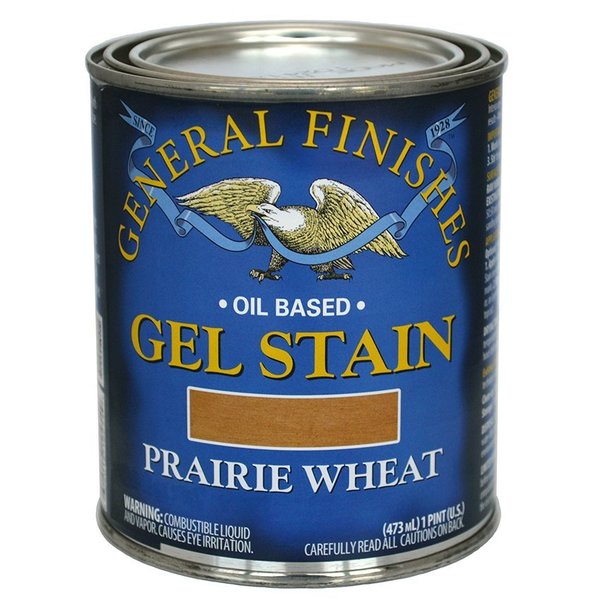 General Finishes 1 Pt Prairie Wheat Gel Stain Oil-Based Heavy Bodied Stain PP